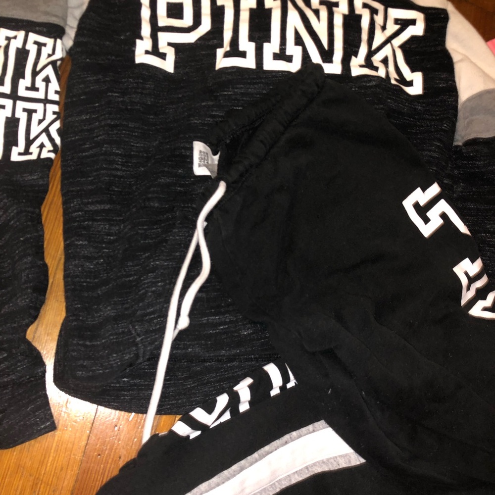 Lot of 12 Victoria’s Secret Pink sweats and bras